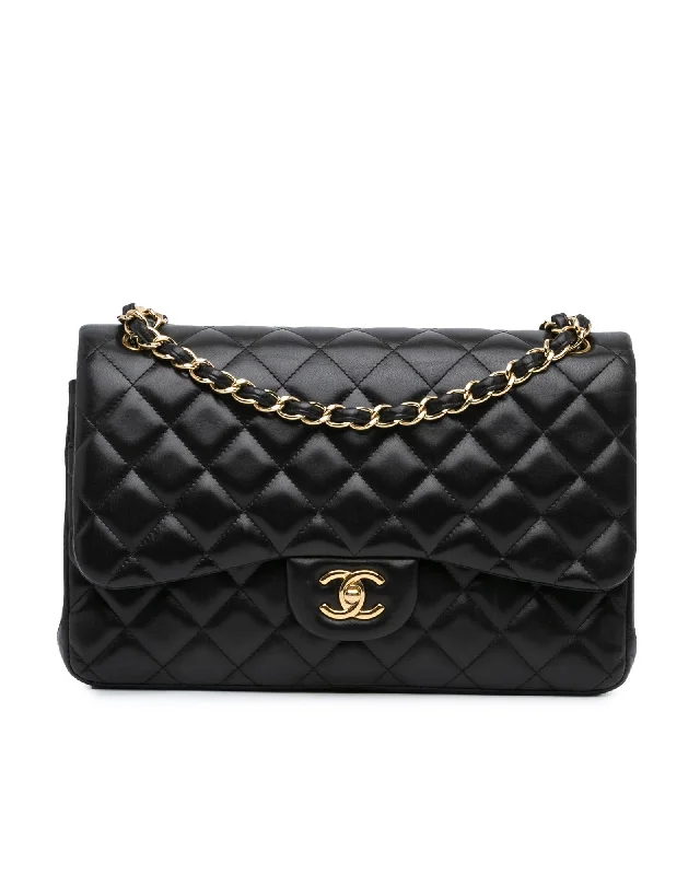 Urban Fashion Quilted Lambskin Leather Double Flap Shoulder Bag with Chain Straps Premium Quality Bags At Affordable Prices Urban Fashion Quilted Lambskin Leather Double Flap Shoulder Bag with Chain Straps Premium Quality Bags At Affordable Prices