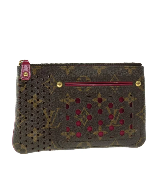 Chic Style, Always In Vogue Authentic Louis Vuitton Monogram Perfo Pochette Plat Pouch Premium Quality Bags At Affordable Prices Chic Style, Always In Vogue Authentic Louis Vuitton Monogram Perfo Pochette Plat Pouch Premium Quality Bags At Affordable Prices