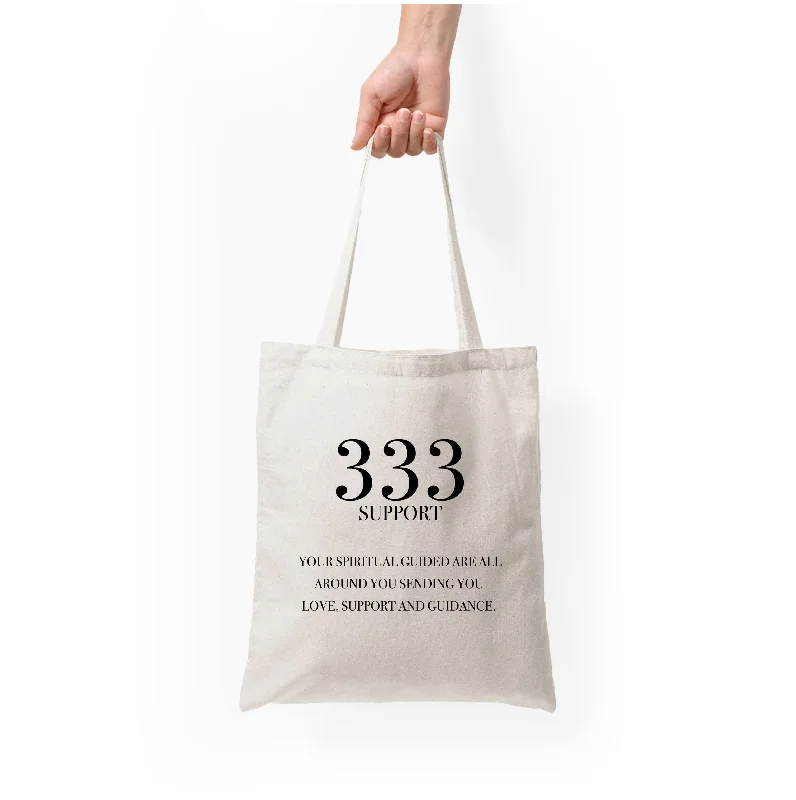 Stylish Statements 333 - Angel Numbers Tote Bag Luxury Handbags, Budget-Friendly