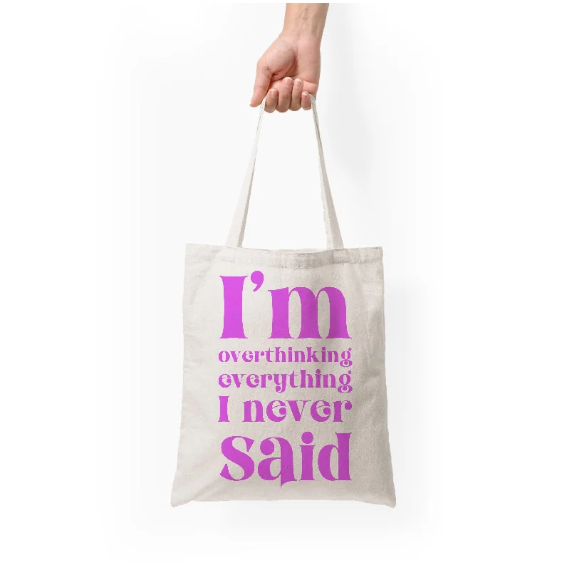 Fashion Sale I'm Overthinking Everything - Abrams Tote Bag Elegant Bags With Limited Stock Available Fashion Sale I'm Overthinking Everything - Abrams Tote Bag Elegant Bags With Limited Stock Available