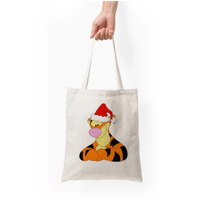 Eco-Friendly And Discounted Bags Tiger Pattern Christmas Tote Bag Premium Quality Bags, Budget Prices Eco-Friendly And Discounted Bags Tiger Pattern Christmas Tote Bag Premium Quality Bags, Budget Prices