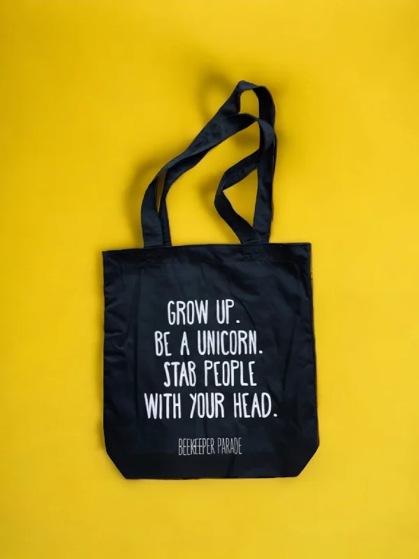 Explore What's New The "Grow up. Be a Unicorn 🦄" Quote Tote Large (Black Canvass) The Best Handbag Offers Are Here Explore What's New The "Grow up. Be a Unicorn 🦄" Quote Tote Large (Black Canvass) The Best Handbag Offers Are Here