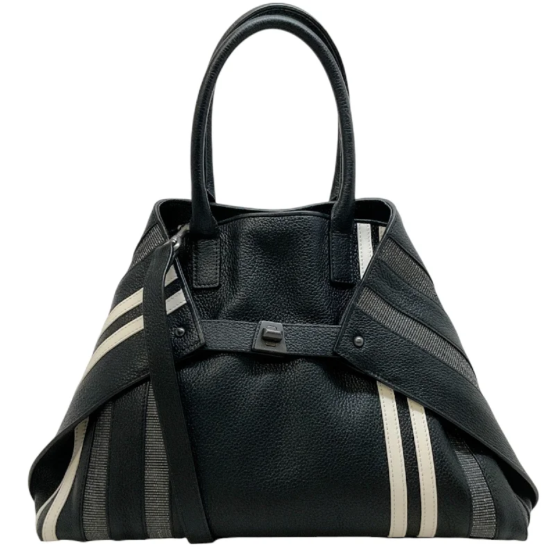 Trendy Threads Akris Black / White Stripe Leather Bag Shoulder Bags, Crossbody Bags, And More On Sale Trendy Threads Akris Black / White Stripe Leather Bag Shoulder Bags, Crossbody Bags, And More On Sale