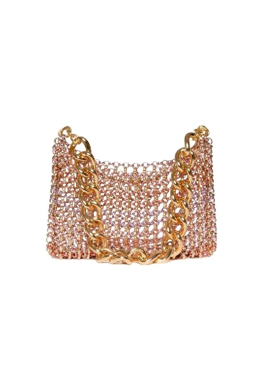 Avant-Garde Style Promotions AMATA PINK CHAIN SHOULDER BAG Stylish And Durable Handbags At Great Value Avant-Garde Style Promotions AMATA PINK CHAIN SHOULDER BAG Stylish And Durable Handbags At Great Value
