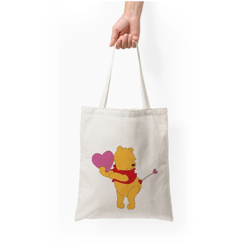 Romantic Chic Deals Cupid Pooh Valentine's Tote Bag Elegant Purses, Shop & Save