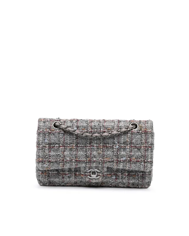 Season Sale Medium Classic Tweed Double Flap with Chain Strap and Turn-Lock Closure Designer-Inspired Bags At Reduced Prices Season Sale Medium Classic Tweed Double Flap with Chain Strap and Turn-Lock Closure Designer-Inspired Bags At Reduced Prices