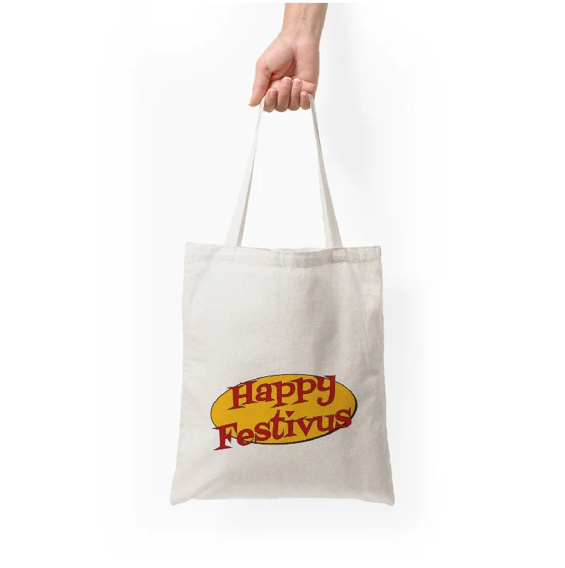 Functional Bags For Busy Moms And Dads Happy Festivus Tote Bag High-End Handbags At Affordable Prices Functional Bags For Busy Moms And Dads Happy Festivus Tote Bag High-End Handbags At Affordable Prices