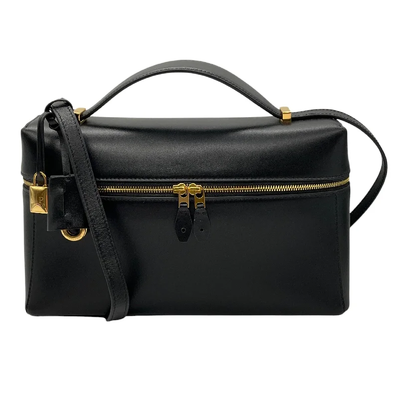 Crazy Discounts, Hurry Up Loro Piana Black Extra Pocket L27 Tender Calfskin Leather Handbag Affordable Elegance With High-Quality Bags Crazy Discounts, Hurry Up Loro Piana Black Extra Pocket L27 Tender Calfskin Leather Handbag Affordable Elegance With High-Quality Bags
