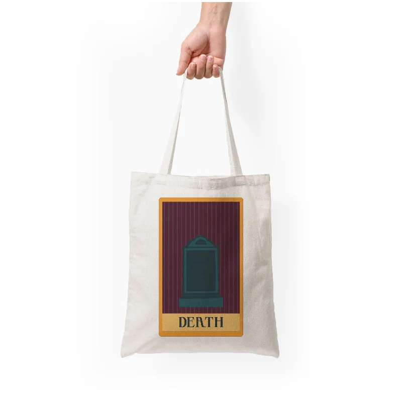 Eco-Friendly Bags With Discounts Death - Tarot Cards Tote Bag High-End Handbags At Affordable Prices Eco-Friendly Bags With Discounts Death - Tarot Cards Tote Bag High-End Handbags At Affordable Prices