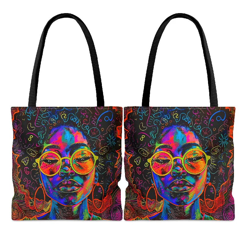 Exclusive Discount Afro Graffiti Tote Bag The Handbag Sale You've Been Waiting For