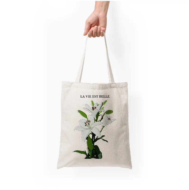 Bold Fashionistas La Vie Est Belle - Clean Girl Aesthetic Tote Bag Timeless Handbags Now At Special Discounts Bold Fashionistas La Vie Est Belle - Clean Girl Aesthetic Tote Bag Timeless Handbags Now At Special Discounts