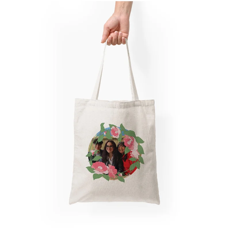 Chic Style, Always In Vogue Floral Wreath - Personalised Mother's Day Tote Bag Fashion Bags, Limited Offer Chic Style, Always In Vogue Floral Wreath - Personalised Mother's Day Tote Bag Fashion Bags, Limited Offer