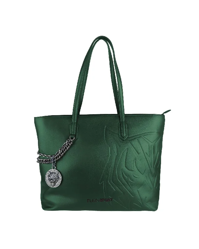 Durable Fashion Picks Plein Sport Tiger Embossed Leather Shoulder Bag Green Fashionable Bags With Special Seasonal Offers Durable Fashion Picks Plein Sport Tiger Embossed Leather Shoulder Bag Green Fashionable Bags With Special Seasonal Offers