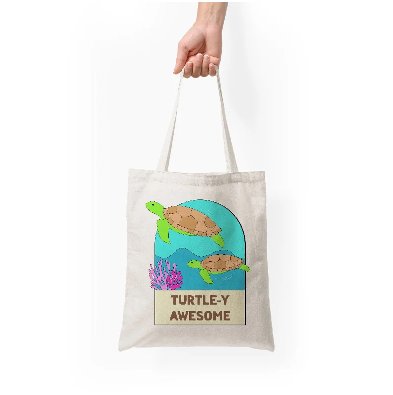 Sale Event, Prices Rock Turtle-y Awesome - Sealife Tote Bag Trendy Handbags At Limited-Time Discounts Sale Event, Prices Rock Turtle-y Awesome - Sealife Tote Bag Trendy Handbags At Limited-Time Discounts