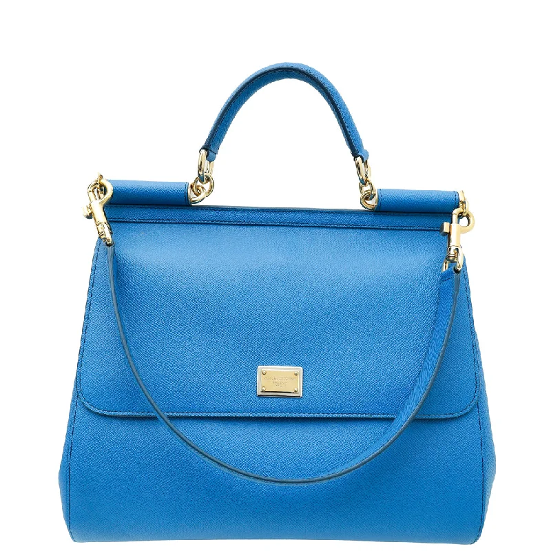 Relaxed Style Deals Dolce & Gabbana Azur Blue Sicily Dauphine Large Flap Bag Limited-Time Sale On Trendy Handbags – Don't Miss Out Relaxed Style Deals Dolce & Gabbana Azur Blue Sicily Dauphine Large Flap Bag Limited-Time Sale On Trendy Handbags – Don't Miss Out