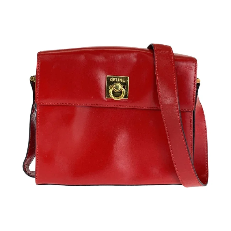 Discount Extravaganza Celine Vintage Logo Ring Leather Shoulder Bag Everyday Elegance At Special Prices