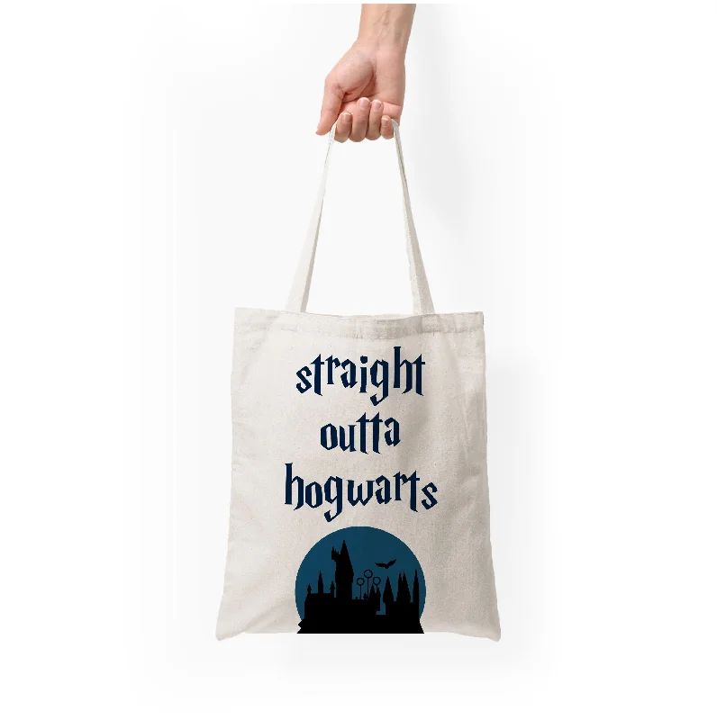 Final Sale Straight Outta Hogwarts Tote Bag Premium Bags At Special Prices