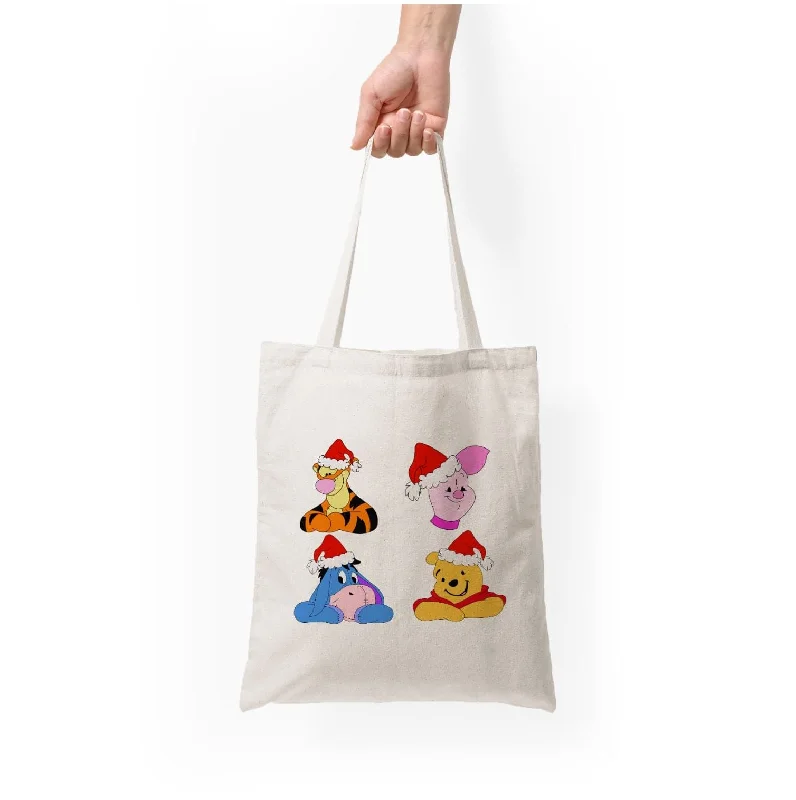 Spacious And Discounted Bags Bear, Tiger, Donkey and Pig Pattern Christmas Tote Bag High-End Bags, Low-End Prices Spacious And Discounted Bags Bear, Tiger, Donkey and Pig Pattern Christmas Tote Bag High-End Bags, Low-End Prices