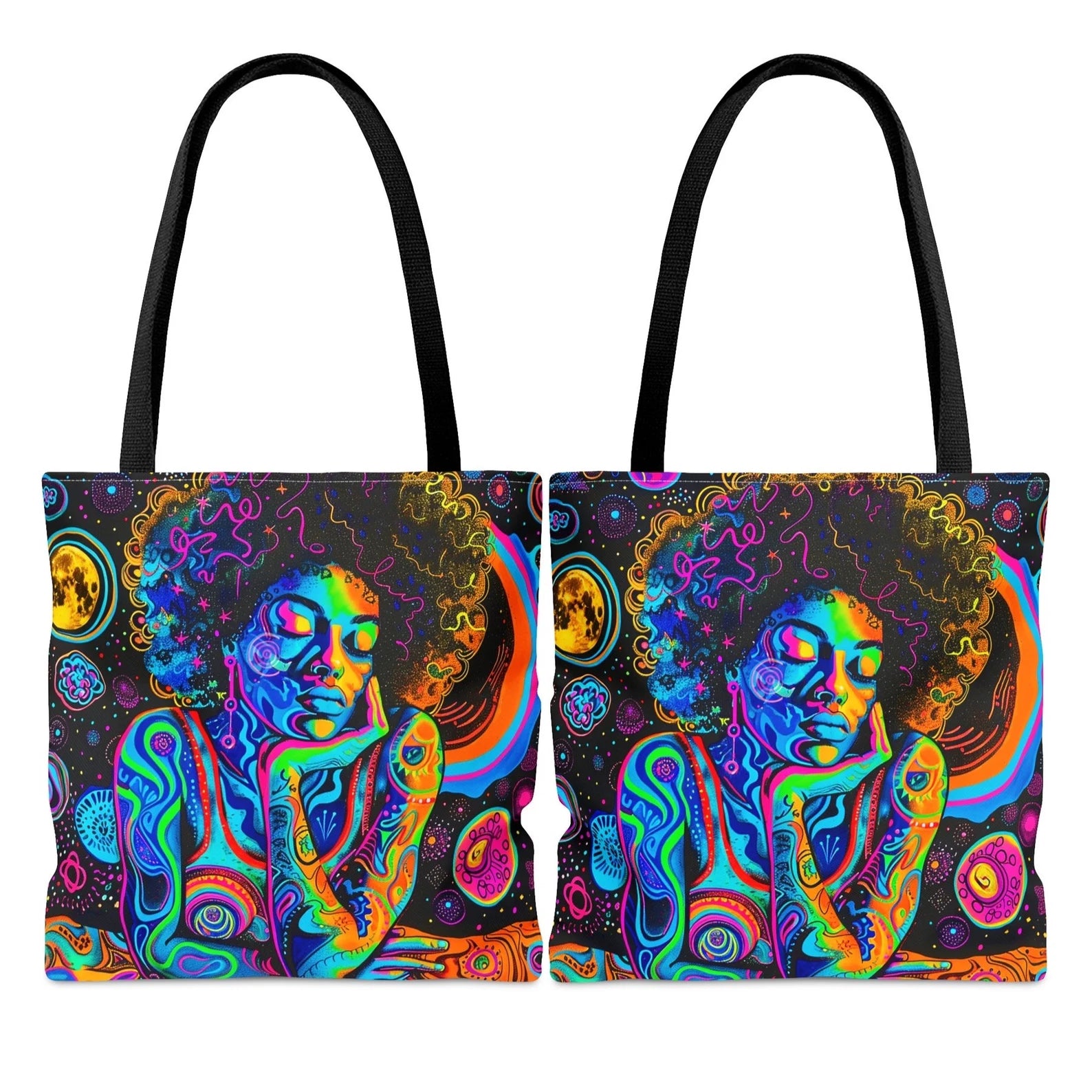 Limited Edition Neon Trippy Tote Bag Affordable Luxury With Top-Quality Handbags