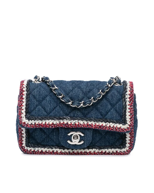 Retro Lovers Mini Rectangular Classic Tweed Trim Quilted Denim Shoulder Bag Premium Handbags With A Touch Of Elegance Retro Lovers Mini Rectangular Classic Tweed Trim Quilted Denim Shoulder Bag Premium Handbags With A Touch Of Elegance