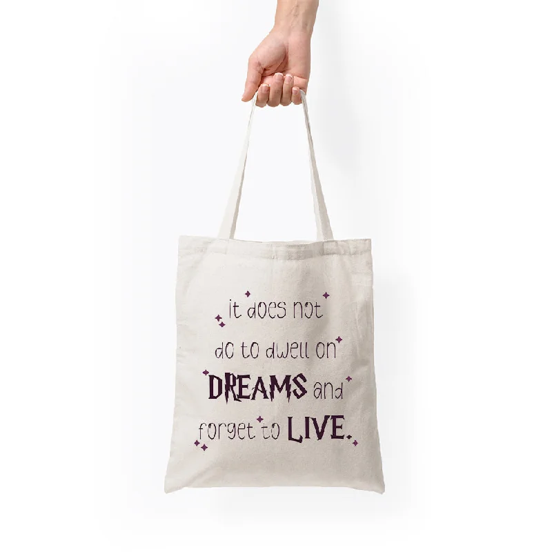 Big Discounts It Does Not To Dwell Tote Bag Affordable Elegance, Grab Yours Now