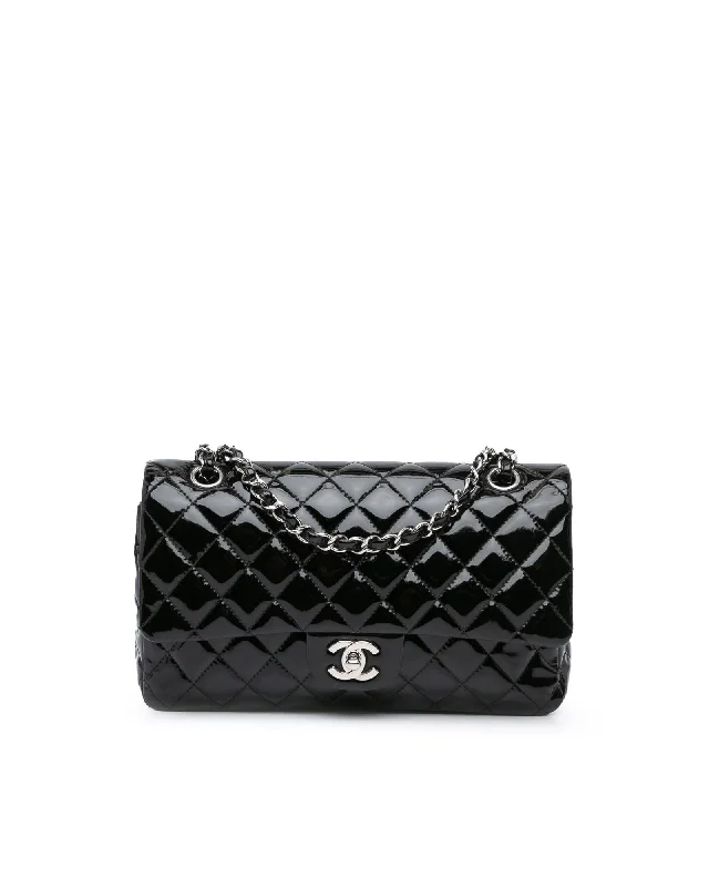Trendy Festival Bags With Limited-Time Offers Medium Classic Patent Double Flap Shoulder Bag with Quilted Leather and CC Turn-Lock Closure Your Perfect Bag At The Perfect Price Trendy Festival Bags With Limited-Time Offers Medium Classic Patent Double Flap Shoulder Bag with Quilted Leather and CC Turn-Lock Closure Your Perfect Bag At The Perfect Price
