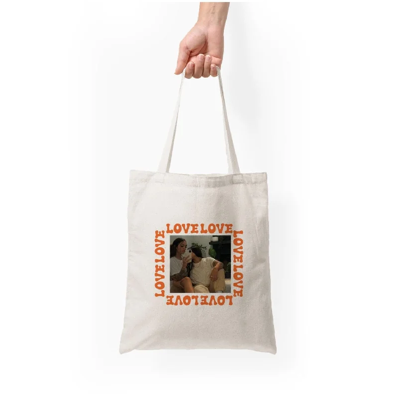 Elevated Casual Discounts Love, Love, Love - Personalised Couples Tote Bag Timeless Bags, Flash Sale Elevated Casual Discounts Love, Love, Love - Personalised Couples Tote Bag Timeless Bags, Flash Sale