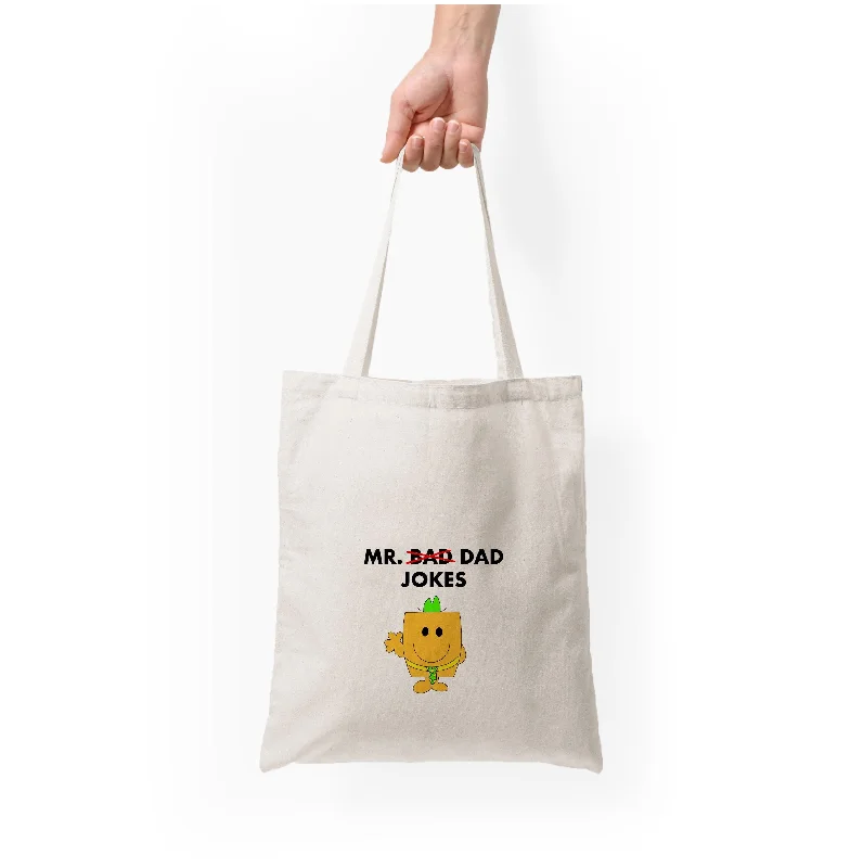 Classic Chic Deals Mr Dad Jokes - Personalised Father's Day Tote Bag Premium Handbags With A Touch Of Elegance Classic Chic Deals Mr Dad Jokes - Personalised Father's Day Tote Bag Premium Handbags With A Touch Of Elegance