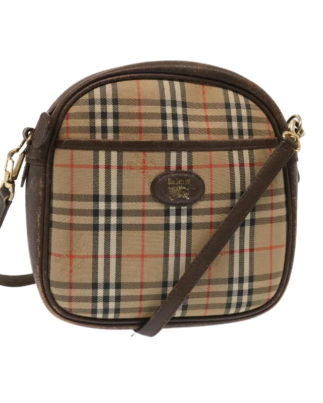 Discount Extravaganza Beige Canvas Nova Check Shoulder Bag Sleek Bags, Perfect Prices Discount Extravaganza Beige Canvas Nova Check Shoulder Bag Sleek Bags, Perfect Prices