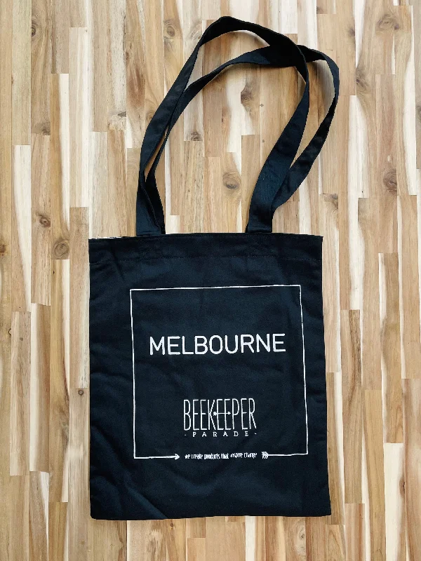 Essentials On Sale The "Melbourne 🐨" Quote Tote Medium (Black Canvass) Trendy Handbags, Limited-Time Sale Essentials On Sale The "Melbourne 🐨" Quote Tote Medium (Black Canvass) Trendy Handbags, Limited-Time Sale