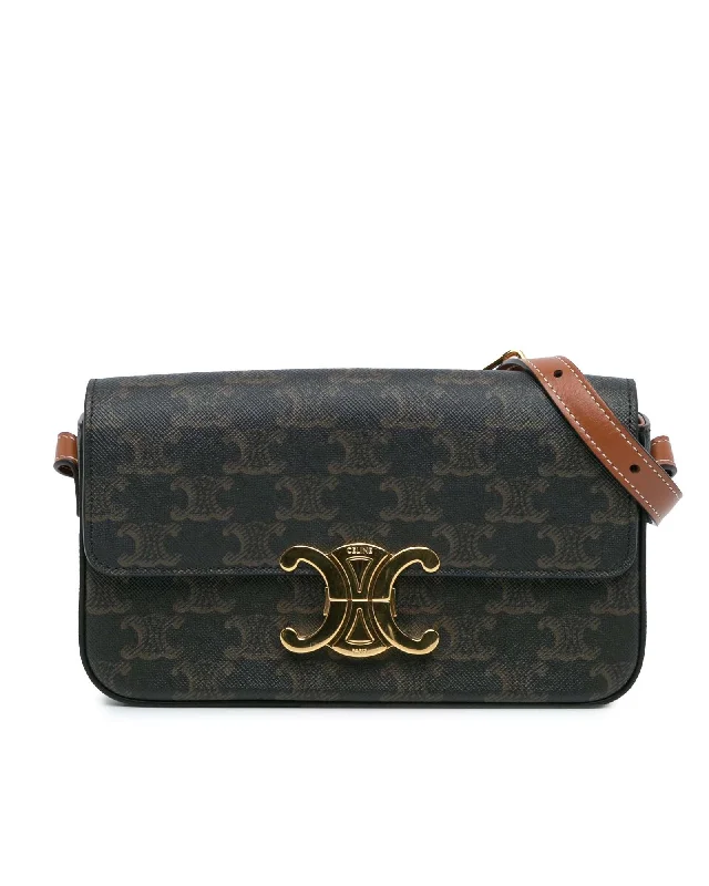 Flash Sale Now Triomphe Coated Canvas Shoulder Bag with Adjustable Strap The Perfect Bag Sale Is Here Flash Sale Now Triomphe Coated Canvas Shoulder Bag with Adjustable Strap The Perfect Bag Sale Is Here
