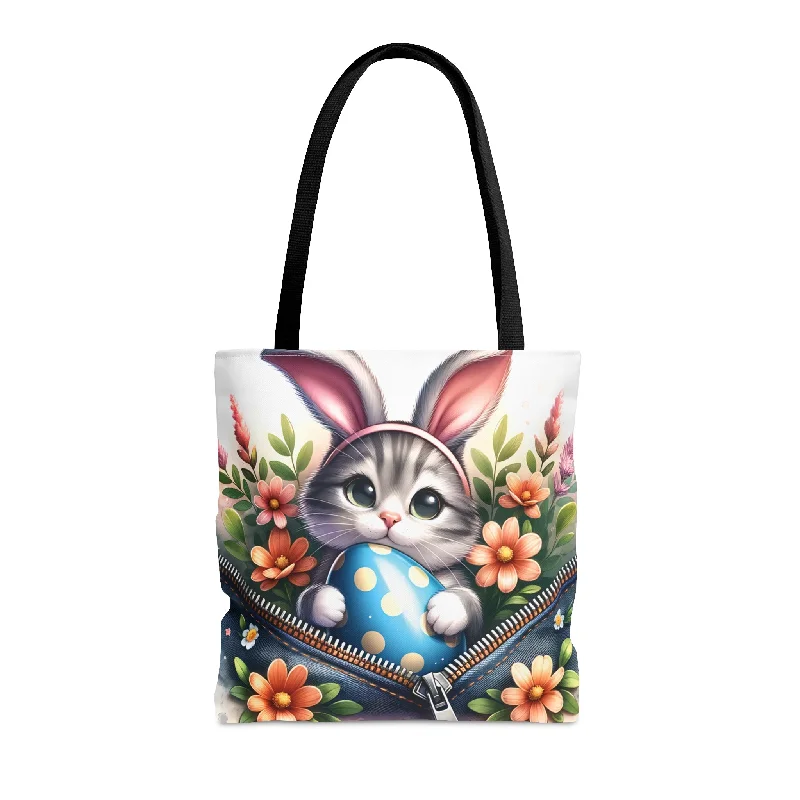 Stylish Yet Affordable Bags Tote Bag, Easter, Cute Cat with Bunny Ears, Personalised/Non-Personalised Tote bag Your Perfect Bag At The Perfect Price Stylish Yet Affordable Bags Tote Bag, Easter, Cute Cat with Bunny Ears, Personalised/Non-Personalised Tote bag Your Perfect Bag At The Perfect Price