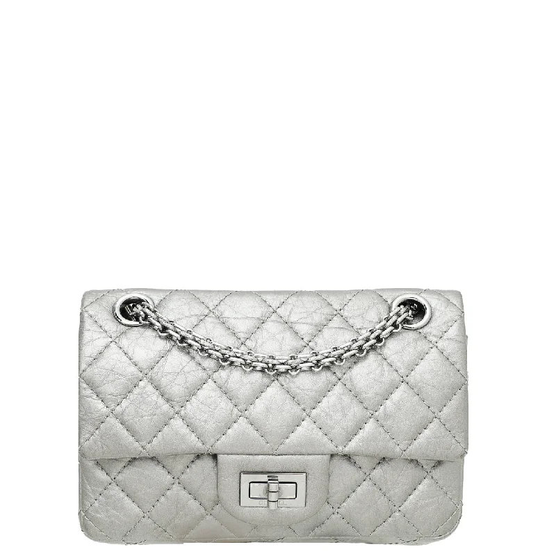 Classy Style Discounts Chanel Metallic Grey 2.55 Reissue Mini Double Flap Bag Carry Elegance For Less – Best Bag Deals Here Classy Style Discounts Chanel Metallic Grey 2.55 Reissue Mini Double Flap Bag Carry Elegance For Less – Best Bag Deals Here
