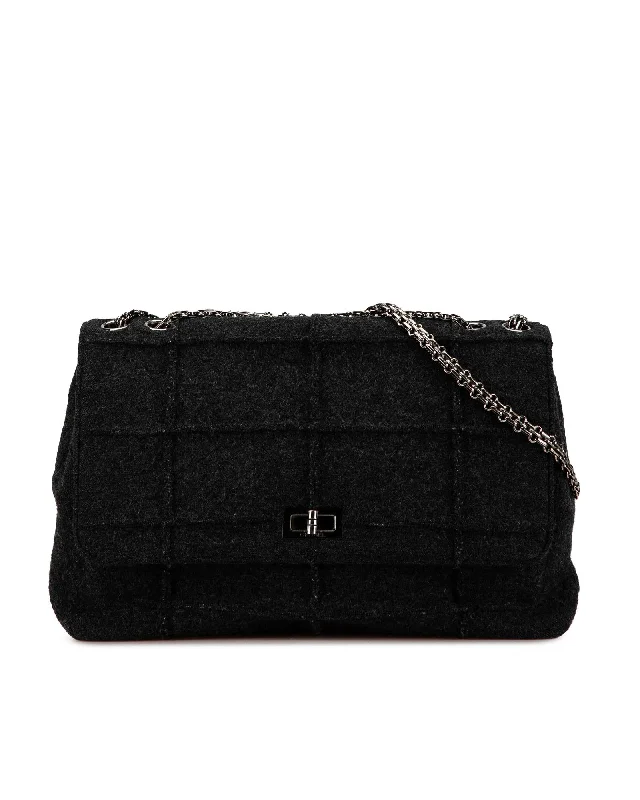 Bags For Free-Spirited And Artistic Styles Jumbo Wool Flap Shoulder Bag with Chain Straps and Interior Zip Pocket Affordable Luxury – Exclusive Savings On Premium Bags Bags For Free-Spirited And Artistic Styles Jumbo Wool Flap Shoulder Bag with Chain Straps and Interior Zip Pocket Affordable Luxury – Exclusive Savings On Premium Bags