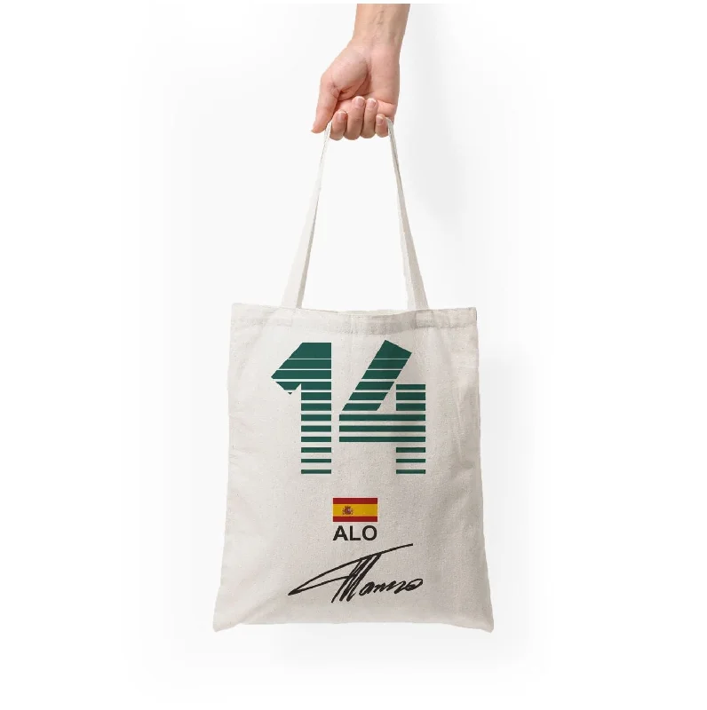 Sporty Fashion Offers Alonso - F1 Tote Bag Designer Bags, Low Prices