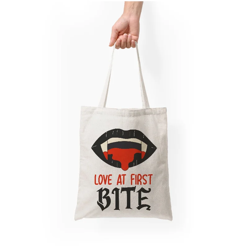 Holiday Attire Sale Love At First Bite - VD Tote Bag Trendy Backpacks With Big Discounts Holiday Attire Sale Love At First Bite - VD Tote Bag Trendy Backpacks With Big Discounts