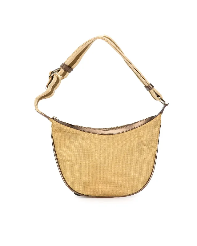 The Latest Fashion Trends Canvas Shoulder Bag with Leather Trim Must-Have Bags With Big Savings The Latest Fashion Trends Canvas Shoulder Bag with Leather Trim Must-Have Bags With Big Savings