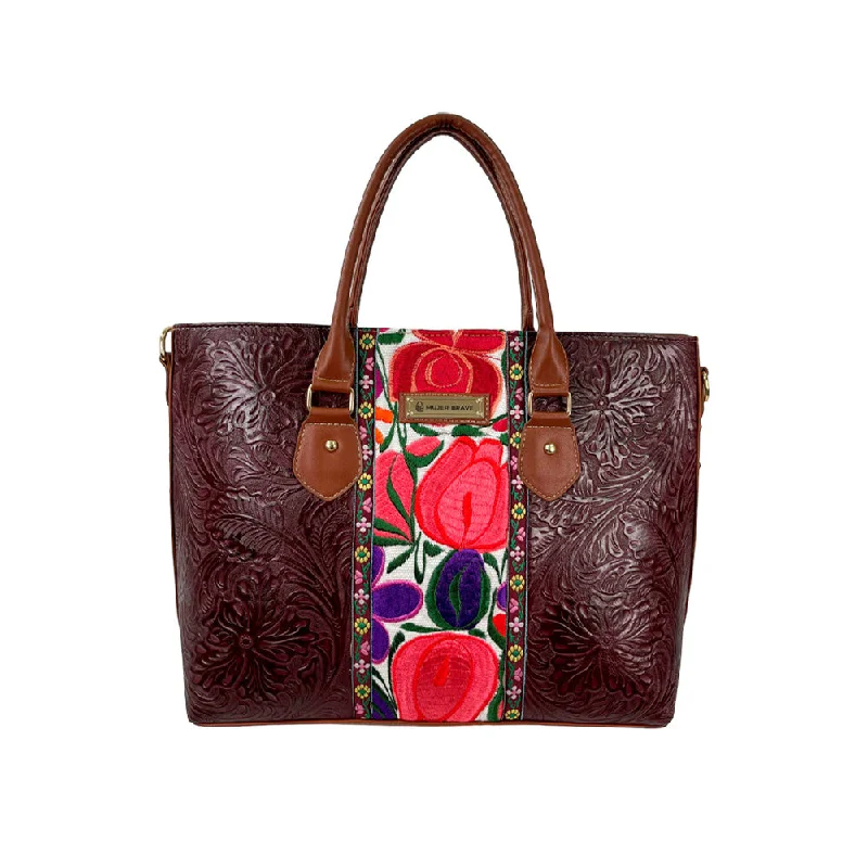 Affordable Bags Katty Purse - Wine Embossed Leather with Front Embroidered Stripe The Perfect Bag Sale For A Seasonal Refresh Affordable Bags Katty Purse - Wine Embossed Leather with Front Embroidered Stripe The Perfect Bag Sale For A Seasonal Refresh