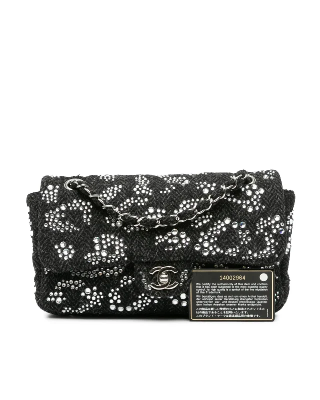 Designer-Inspired Bags At Budget-Friendly Prices Medium Strass Embellished Tweed Single Flap Bag with Chain Straps and CC Turn Lock Closure Carry Elegance For Less – Best Bag Deals Here Designer-Inspired Bags At Budget-Friendly Prices Medium Strass Embellished Tweed Single Flap Bag with Chain Straps and CC Turn Lock Closure Carry Elegance For Less – Best Bag Deals Here