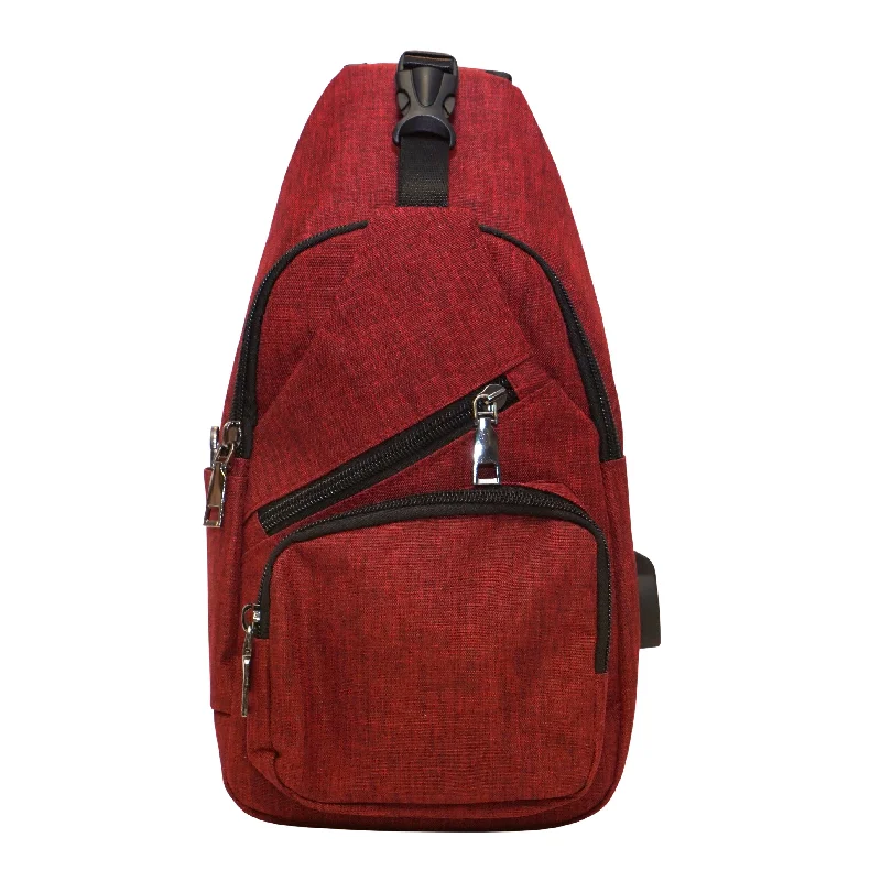 Anti-Theft Daypack Backpack Red by Nupouch Statement Handbags At Unbeatable Discounts Anti-Theft Daypack Backpack Red by Nupouch Statement Handbags At Unbeatable Discounts