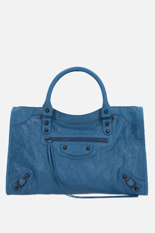 Le City medium handbag in Arena leather Classic Totes, Exclusive Deals