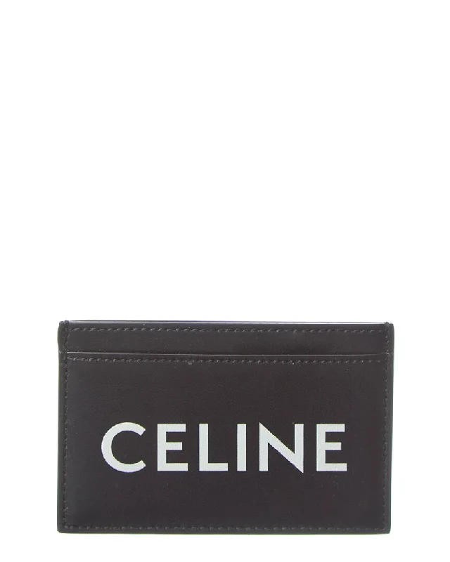 Celine Logo Leather Card Case Designer-Inspired Bags At Reduced Prices