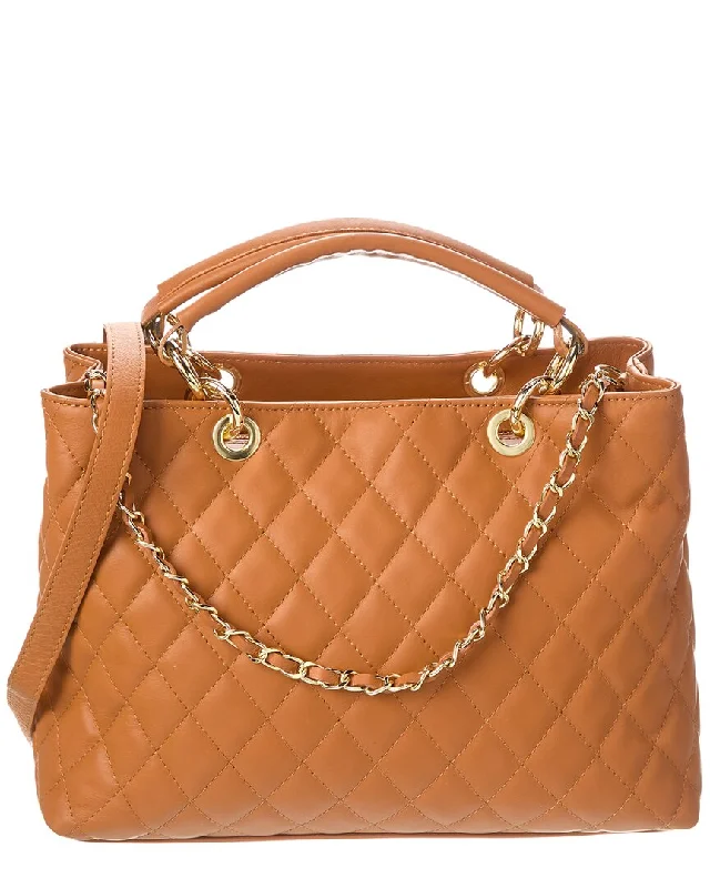 Persaman New York Aurora Quilted Leather Tote Shoulder Bags, Best Deals Today