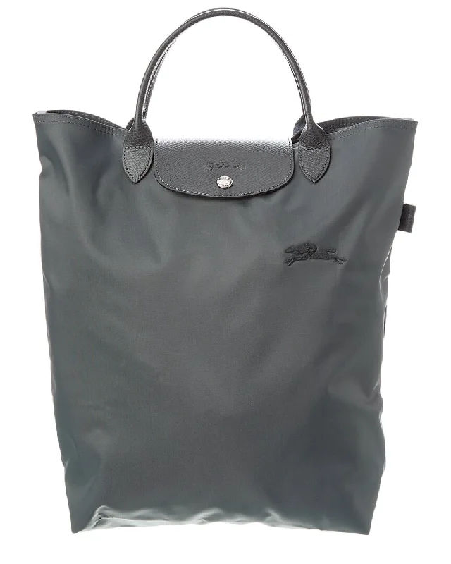 Longchamp Le Pliage Green Medium Canvas Tote Chic Crossbody Bags, Limited Offers