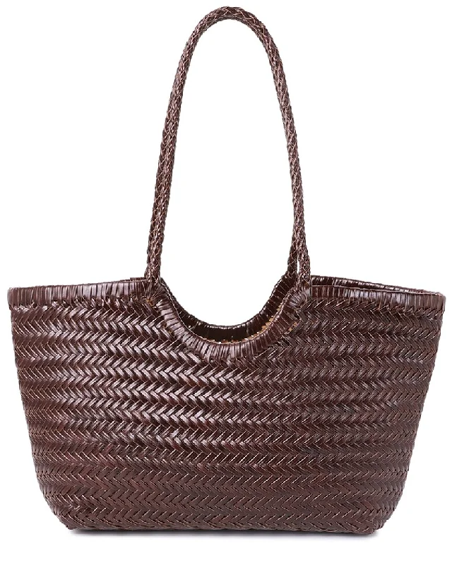 Tiffany & Fred Paris Woven Leather Tote Affordable Elegance With High-Quality Bags Tiffany & Fred Paris Woven Leather Tote Affordable Elegance With High-Quality Bags