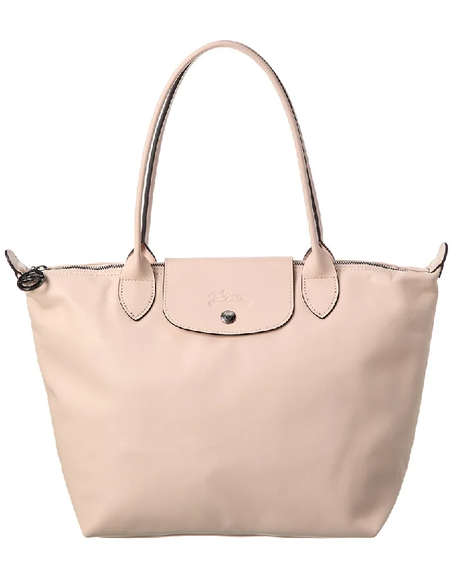 Longchamp Le Pliage Xtra Medium Leather Tote Chic Shoulder Bags At Promotional Rates