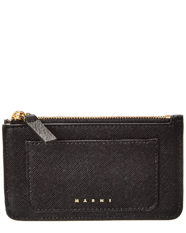 Marni Saffiano Leather Card Case Grab Stylish Bags Before They're Gone