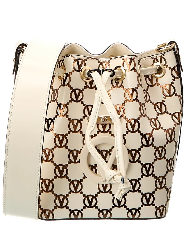 Valentino By Mario Valentino Jules Monogram Leather Bucket Bag Trendy Purses With Limited-Time Offers Valentino By Mario Valentino Jules Monogram Leather Bucket Bag Trendy Purses With Limited-Time Offers