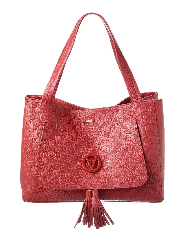Valentino By Mario Valentino Ollie Dollaro Monogram Leather Tote Luxury Handbags At Budget-Friendly Rates Valentino By Mario Valentino Ollie Dollaro Monogram Leather Tote Luxury Handbags At Budget-Friendly Rates