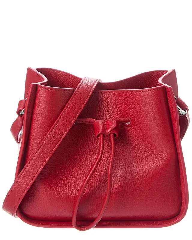 3.1 Phillip Lim Soleil Mini Drawstring Leather Bucket Bag